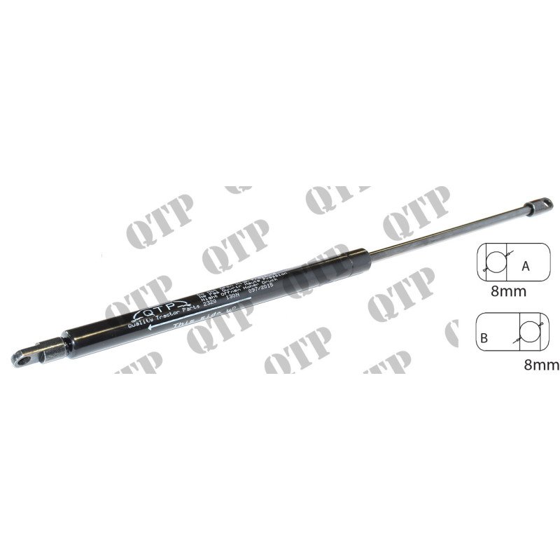 Vérin à gaz 500mm 130N Fenêtre arrière