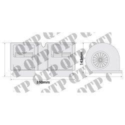 Ventilateur de soufflage de la cabine